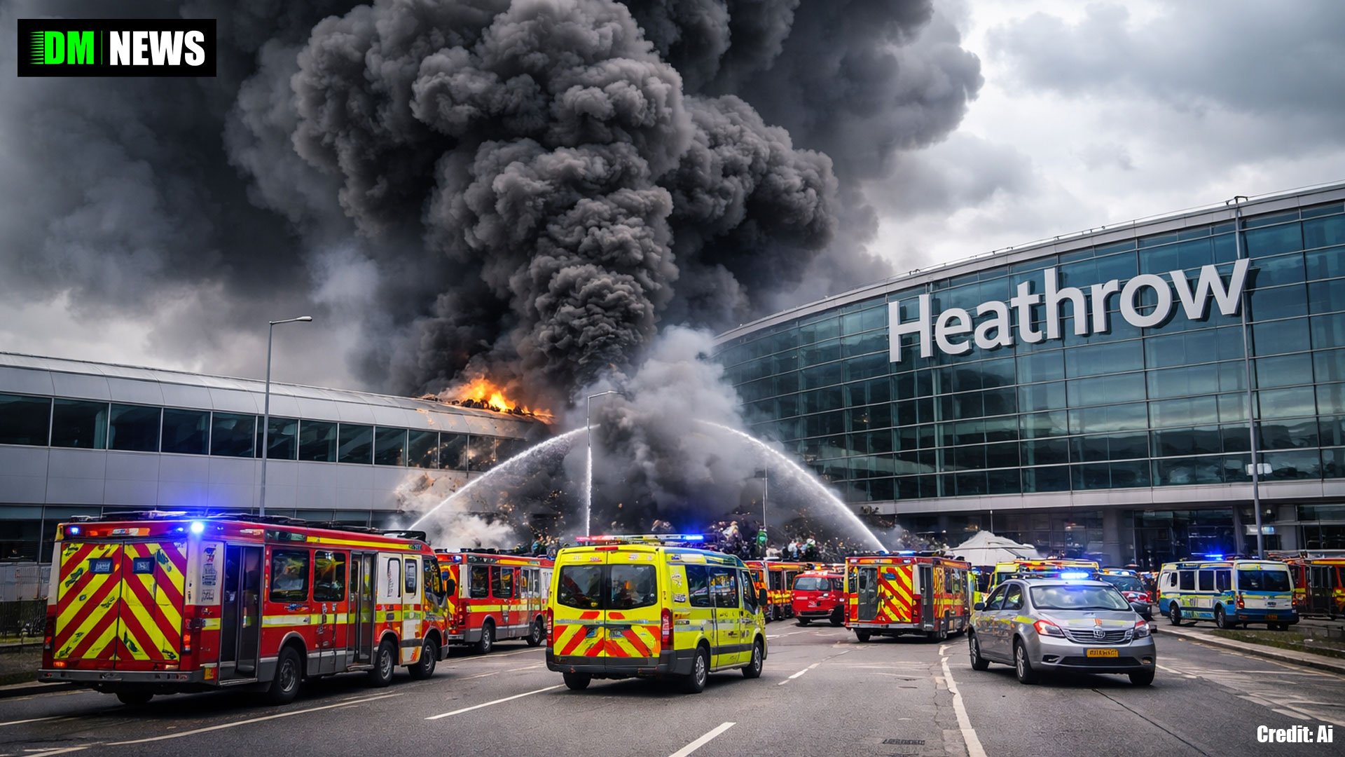 Heathrow fire update today: Emergency services respond to blaze near airport