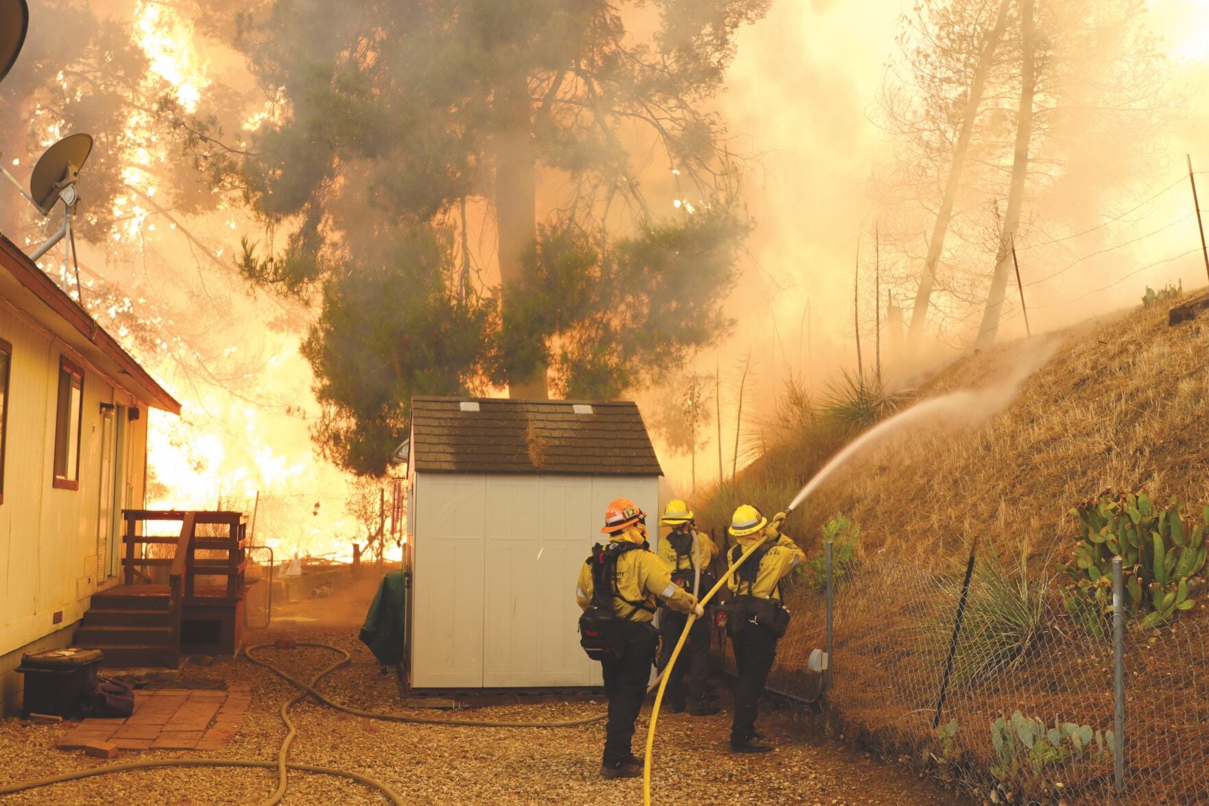 Lake Piru fire today: Local authorities respond as crews battle active blaze near reservoir